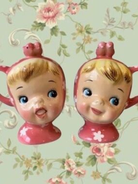 Vintage Miss Cutie Pie Salt and Pepper Shakers